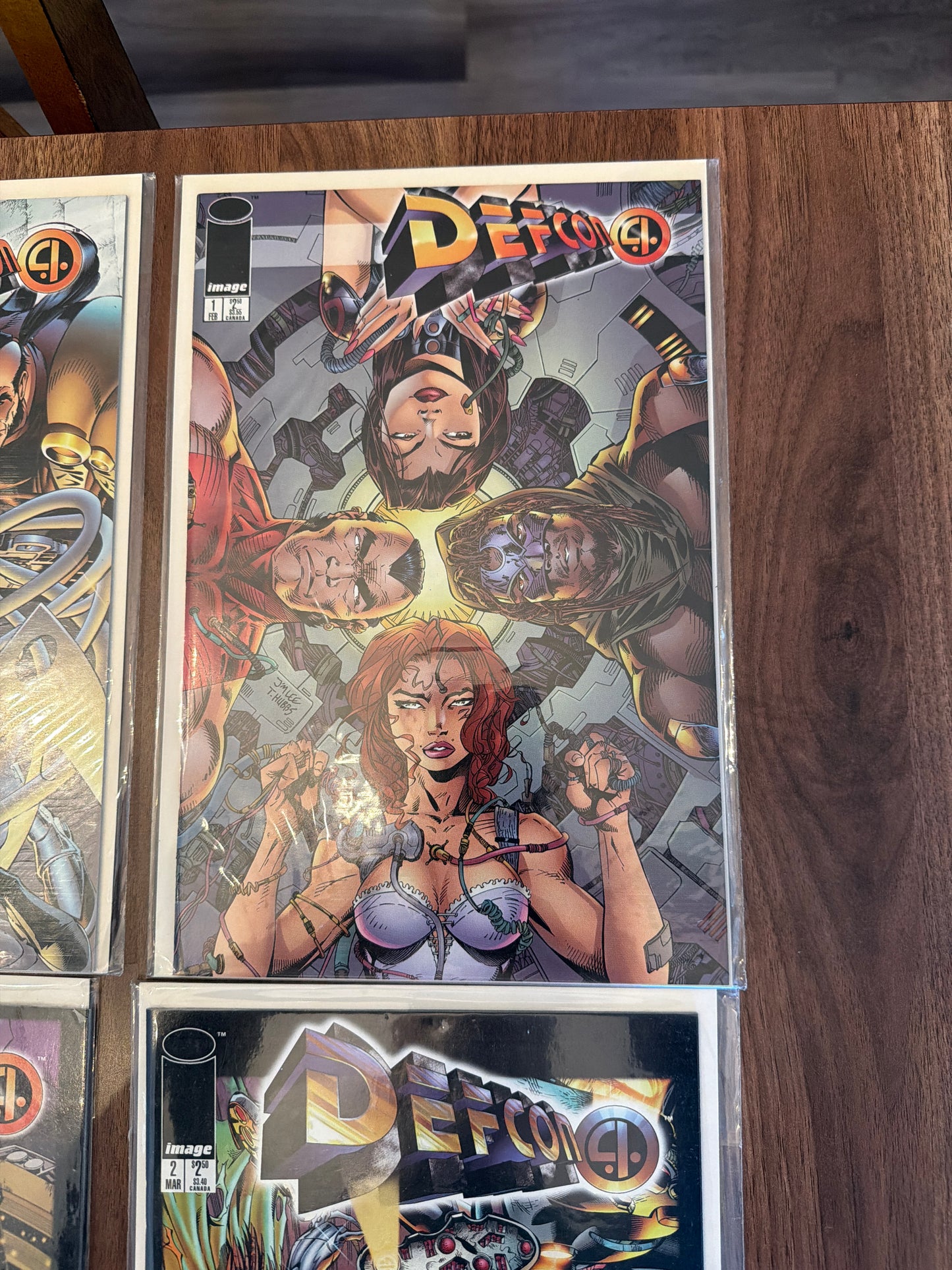 Image Comics Defcon 4 #1–4 – Lot of 6 w/ 3 Variant #1s – VF/NM*