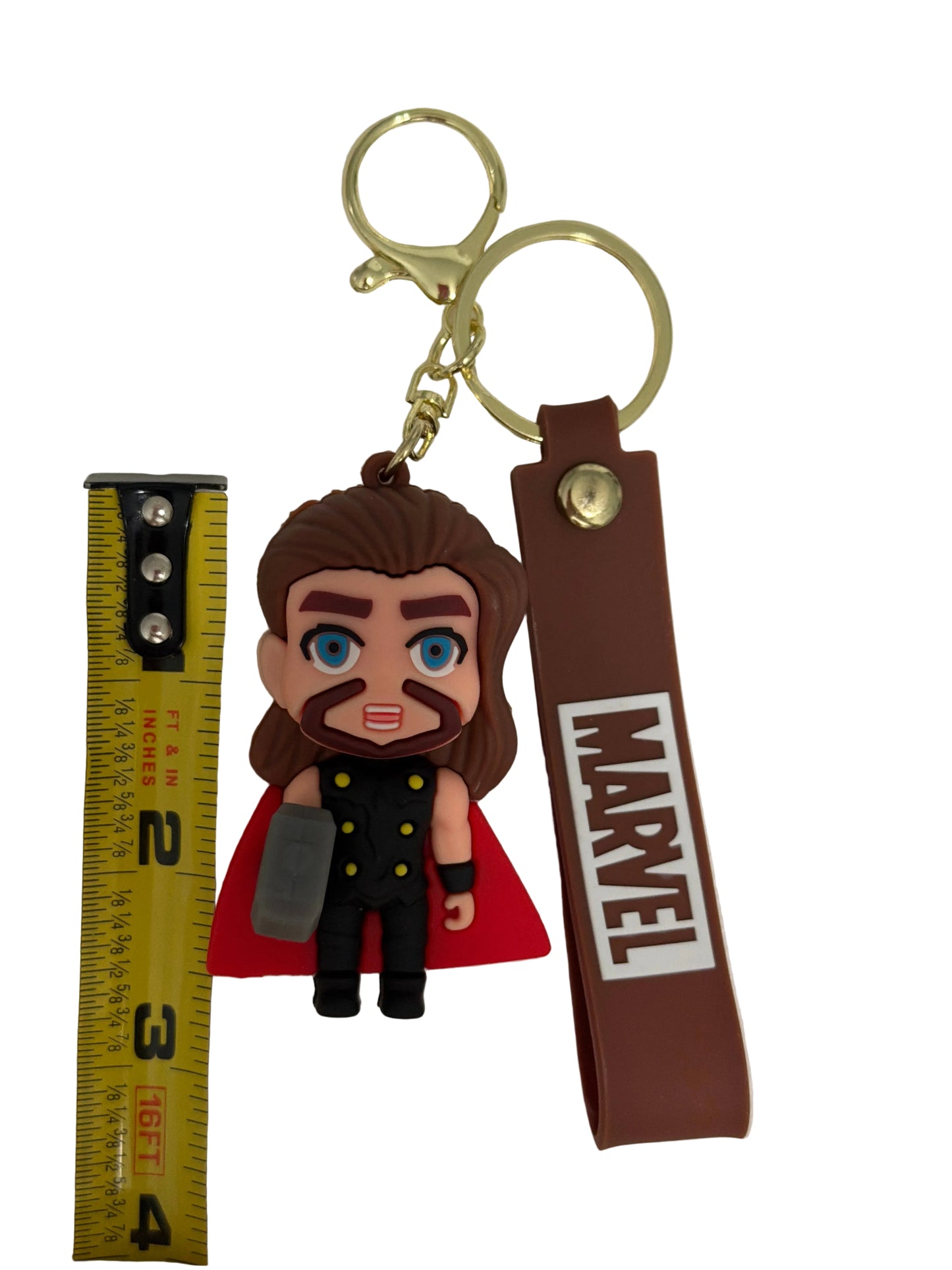 Thor Super Hero PVC Keychain – Marvel Collectible Bag Tag (Style 2)