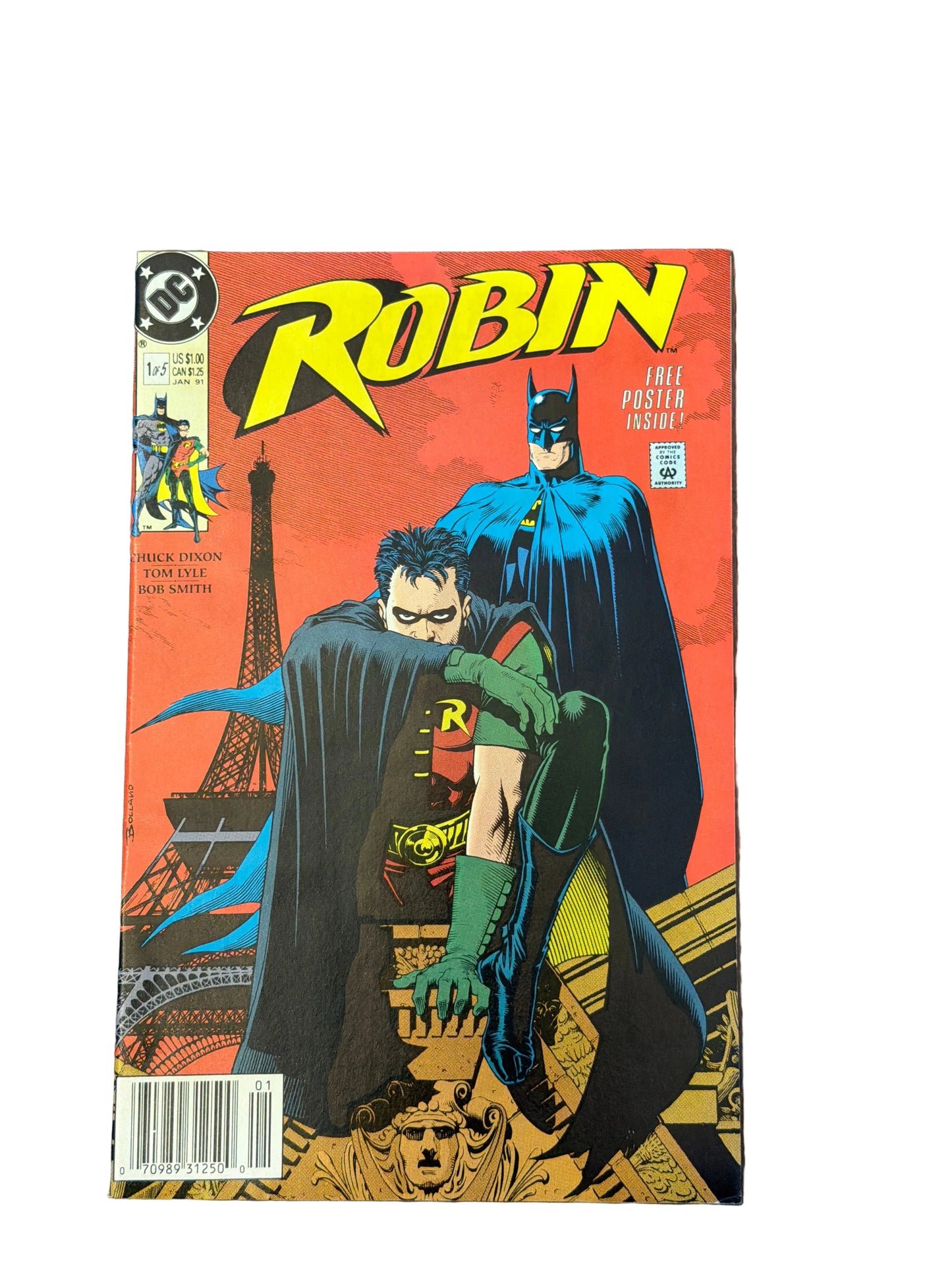 DC Comics Robin #1 (1991) – Signed by Artist Tom Lyle – Near Mint*