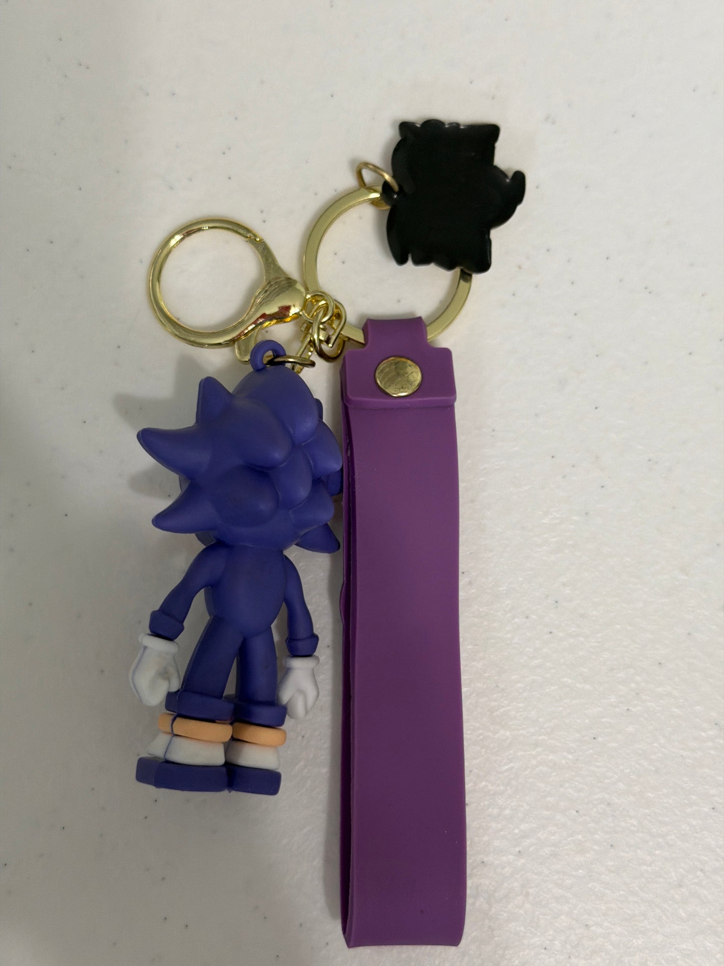 Dark spin, Sonic The Hedgehog TV Themed PVC Keychain