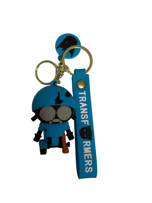 Transformer Worker Blue PVC Keychain — Autobot Elite Collectible