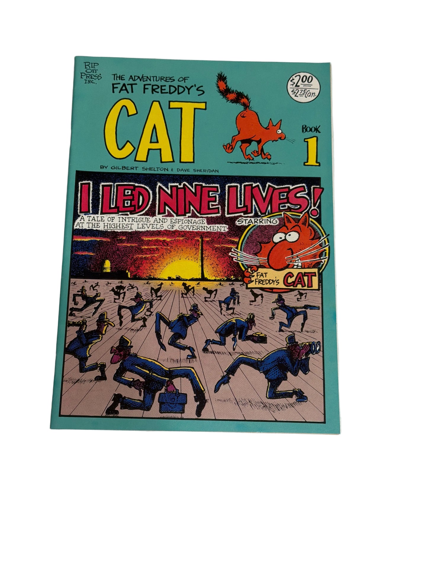 The Adventures Of Freddy's Cat #1, 2 & 4 Lot (3-Issue) Very Fine Condition Rip Off Press *