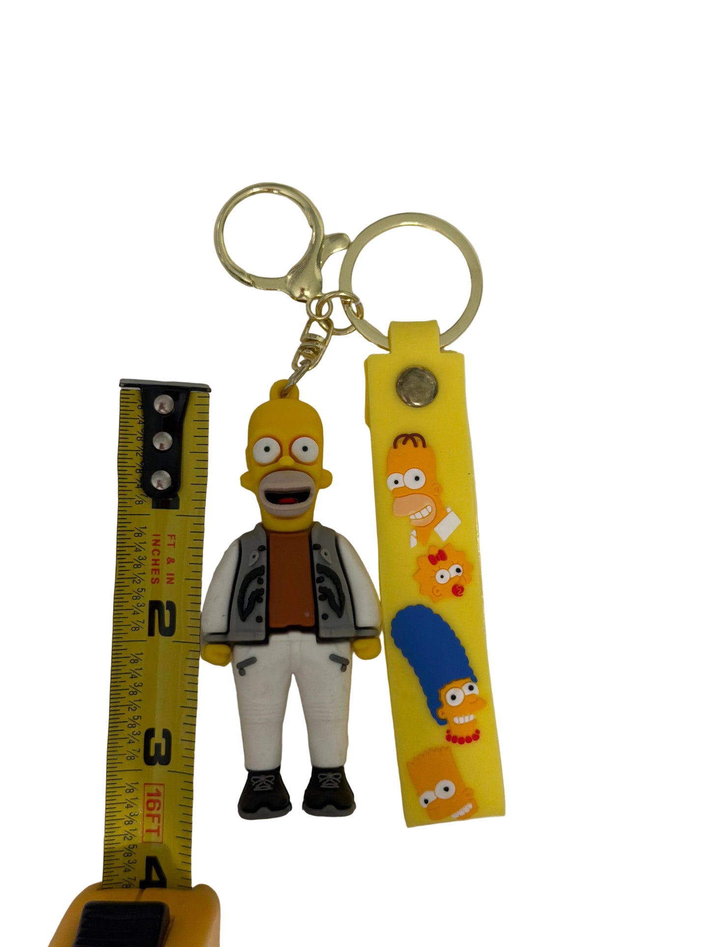 HOMER, The Simpsons TV THEMED PVC Keychain