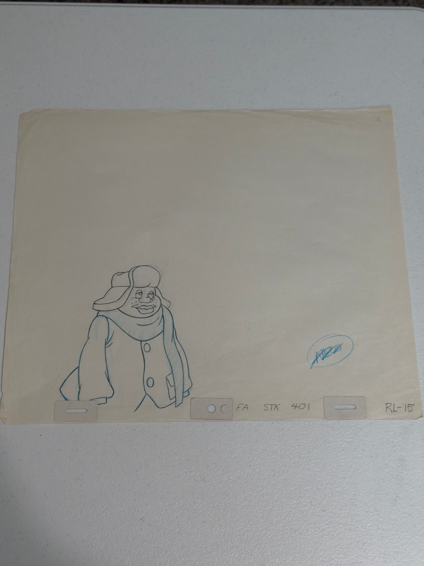 Fat Albert Lot of 6 – Original Production Animation Sketches With COA