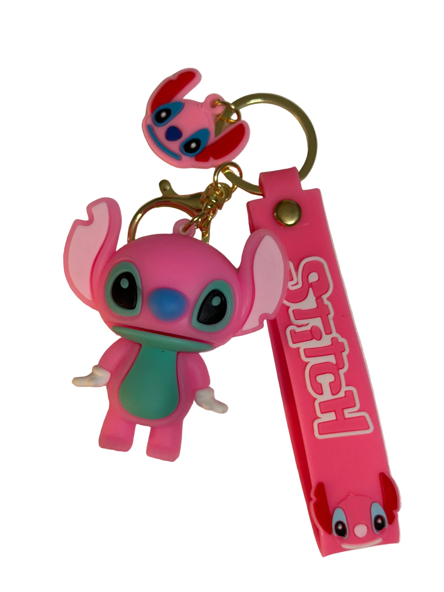 Angel , stitch TV Themed PVC Keychain