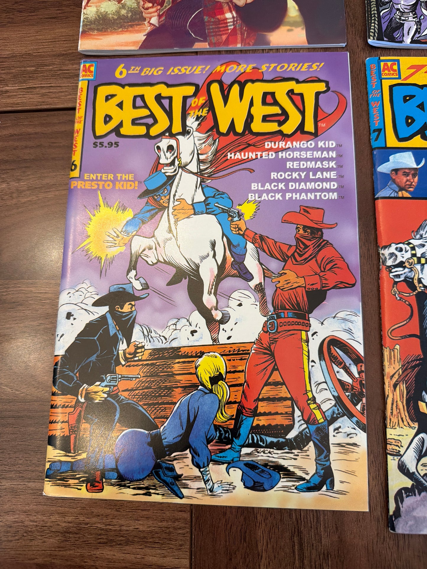 AC Comics Best of the West #4–7 – Lot of 4 – Digest Size – Near Mint*