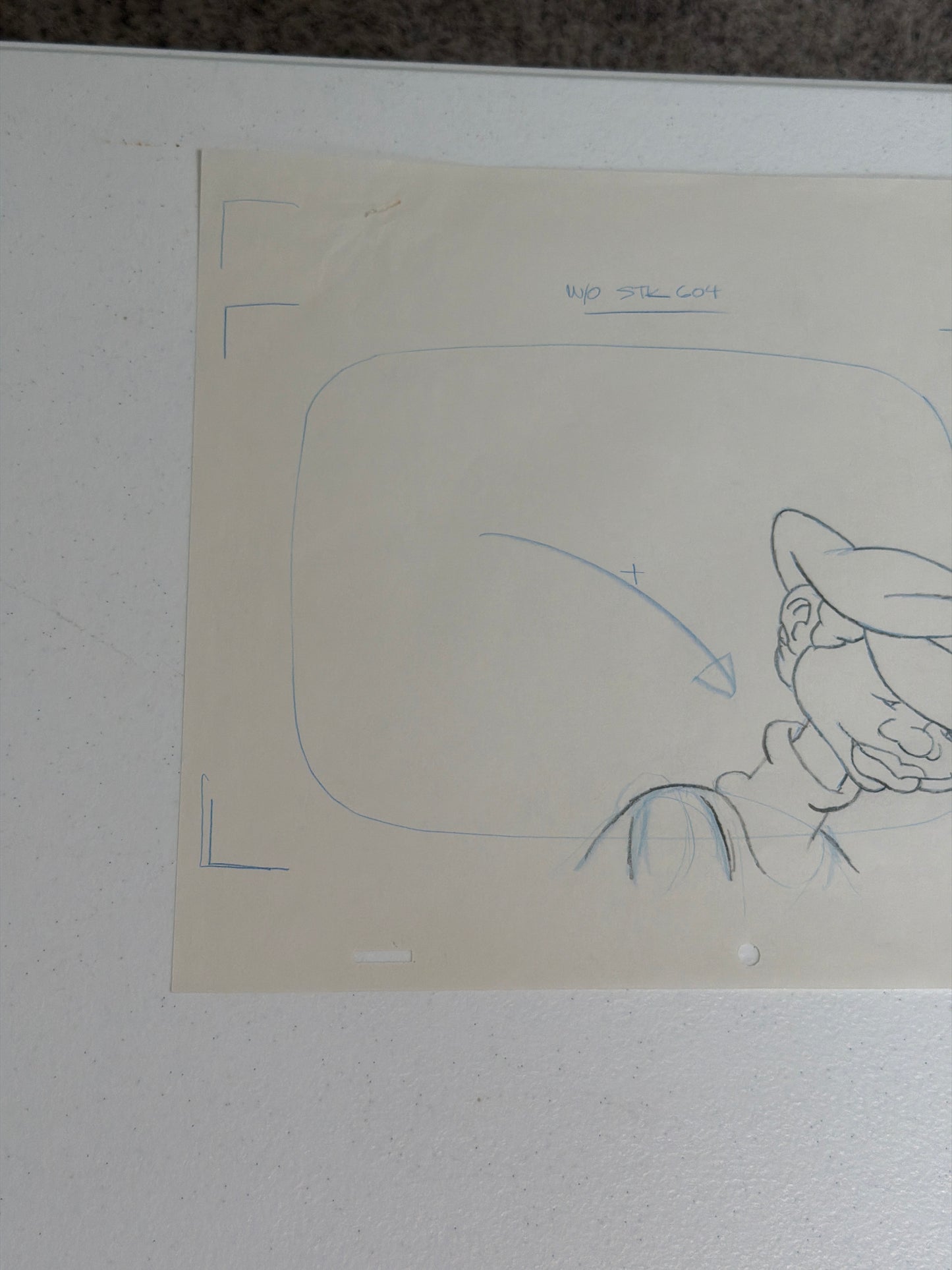 Rudy Screen Layout Fat Albert – Original Production Animation Sketch No COA