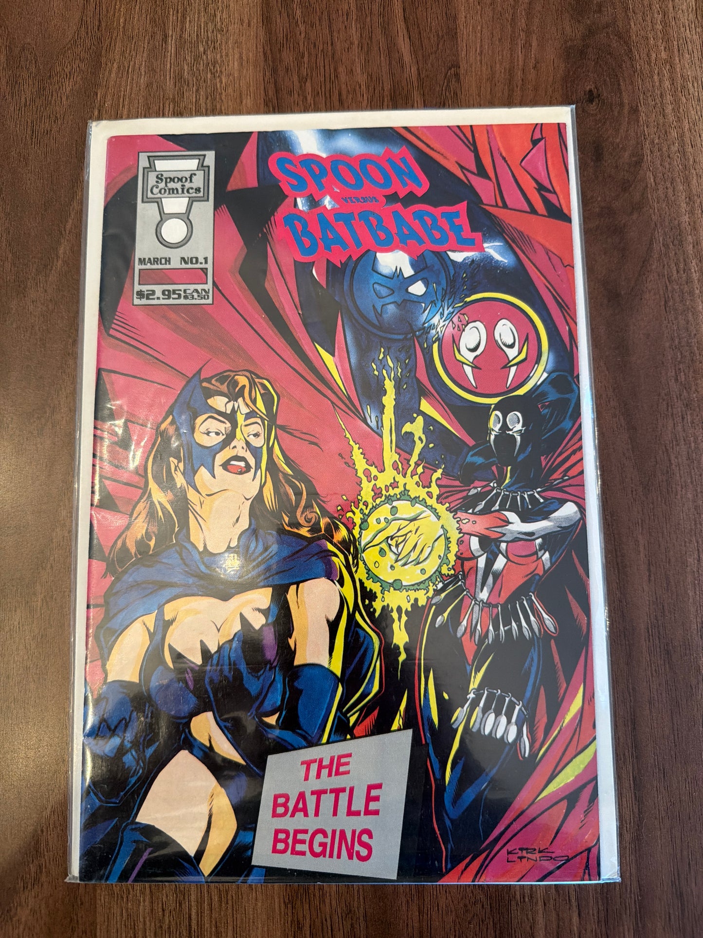 Spoof Comics: Ox-Cow of War #1 (Fine) & Spoon vs. Batbabe #1 (NM) – Lot of 2*