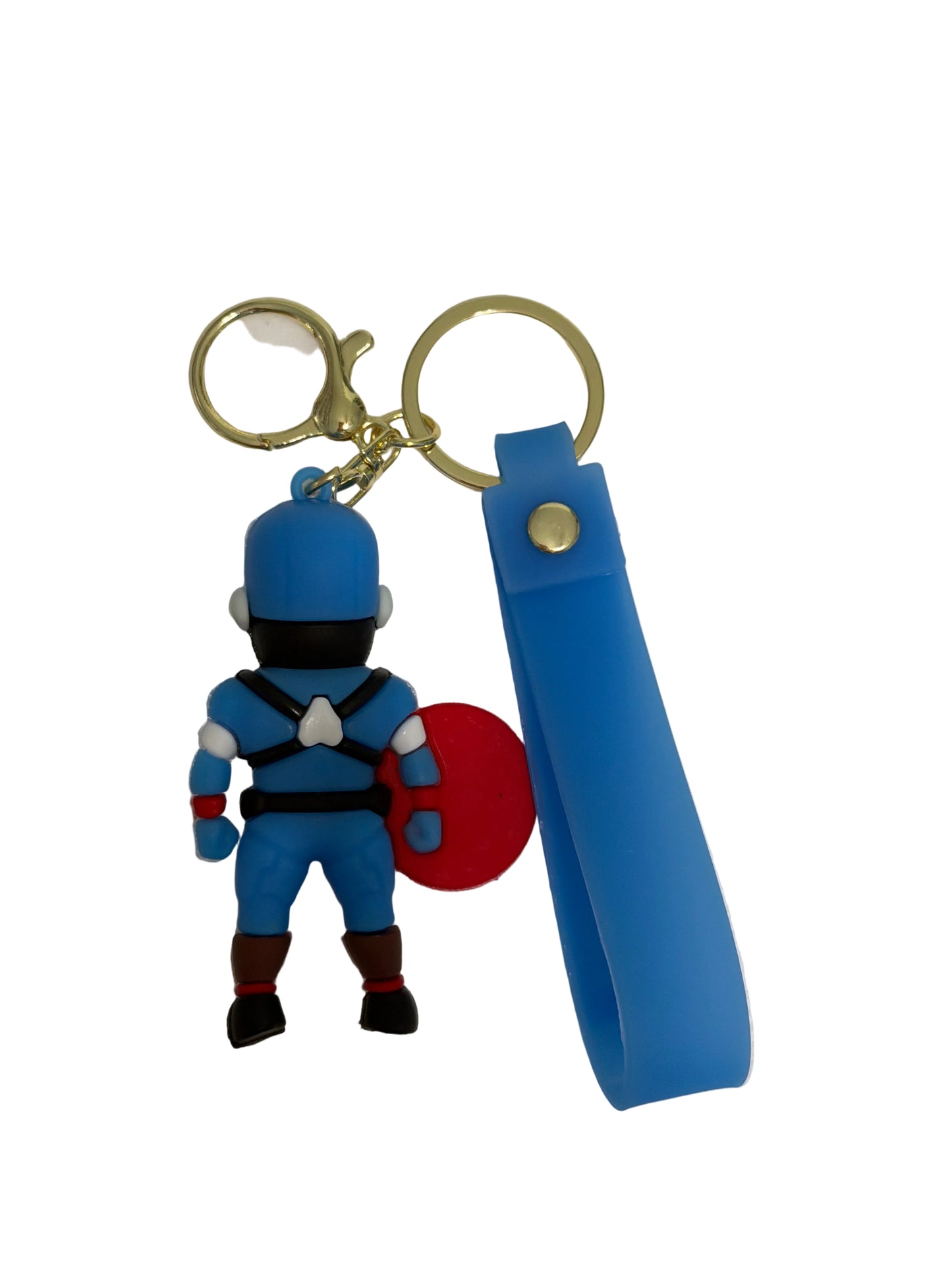 Captain America Marvel PVC Keychain – Premium Collectible Bag Tag