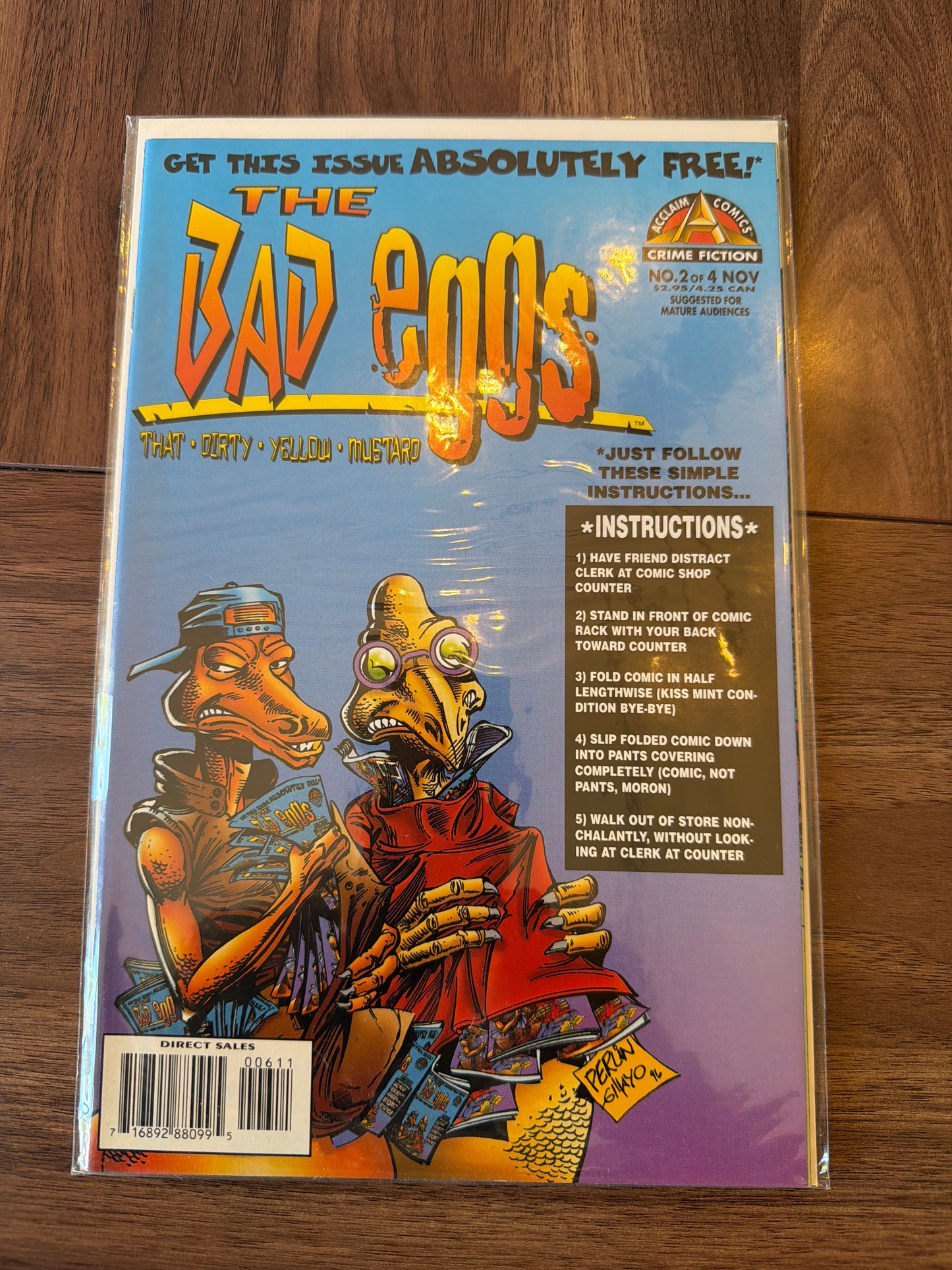 The Bad Eggs: That Dirty Yellow Mustard #1–4 — Complete Mini-Series (Near Mint)*