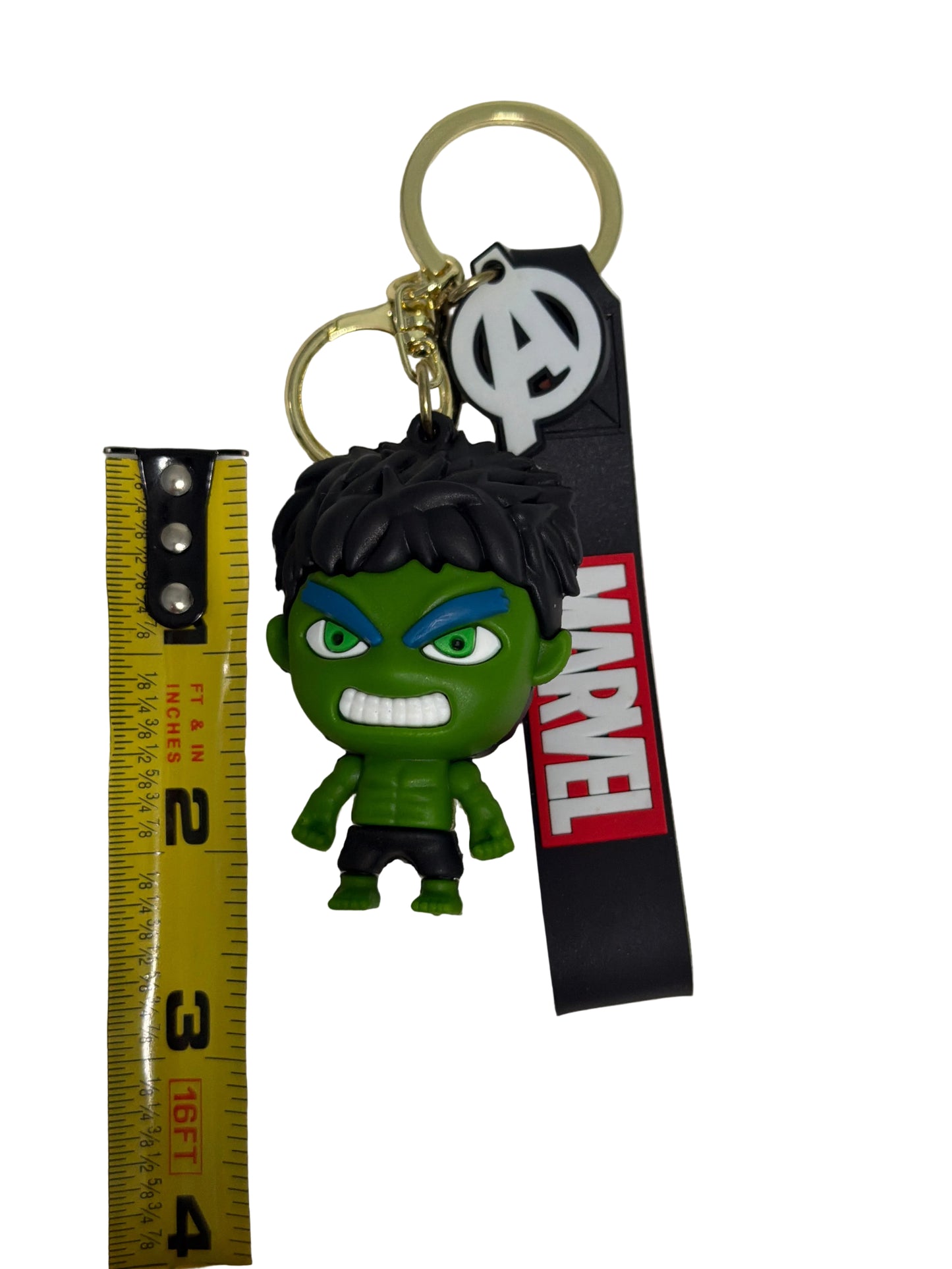 Hulk SKU 1 Marvel PVC Keychain – Premium Collectible Bag Tag
