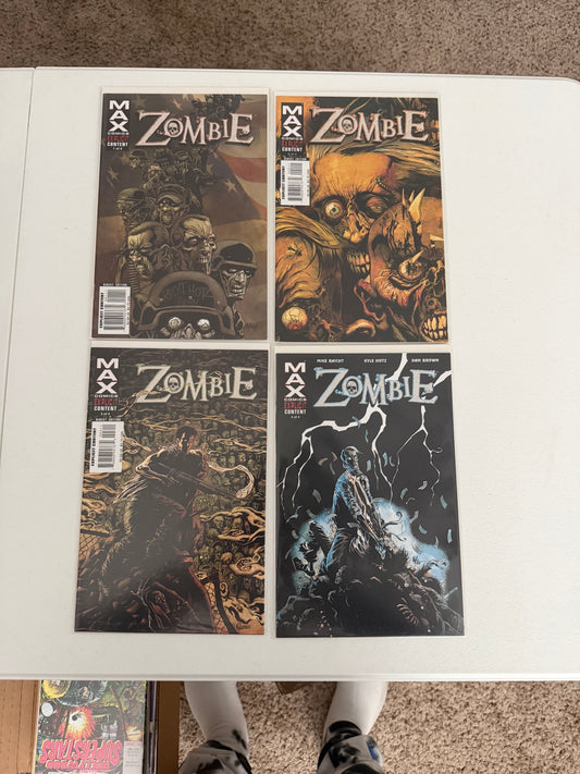 MAX Comics ZOMBIE 1-4 Limited Series *