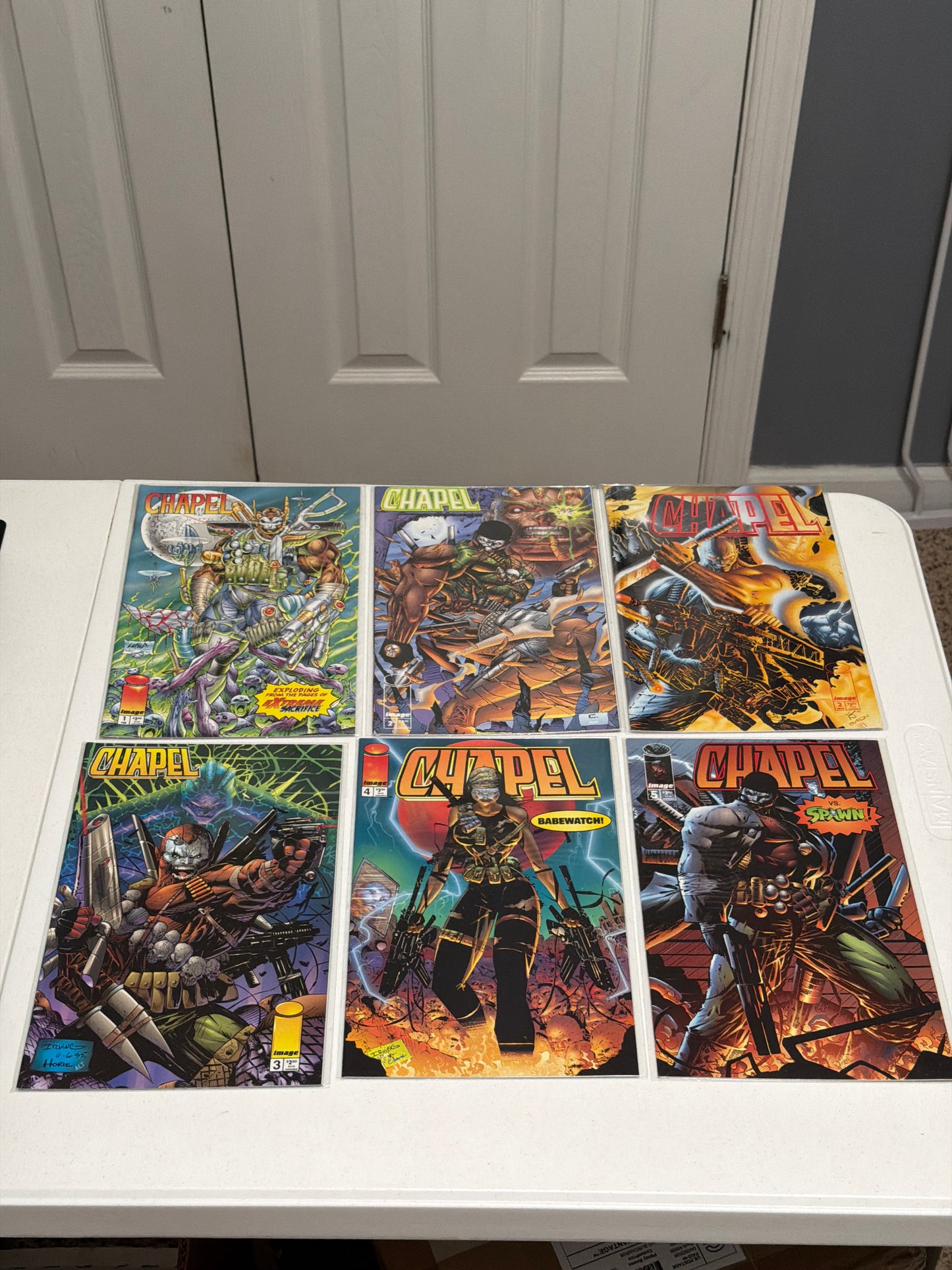 Chapel Vol. 1 #1-7 (2 Covers for #2) + Vol. 2 #1 (1995-1996) Image Comics | Lot of 9 | Near Mint Condition *