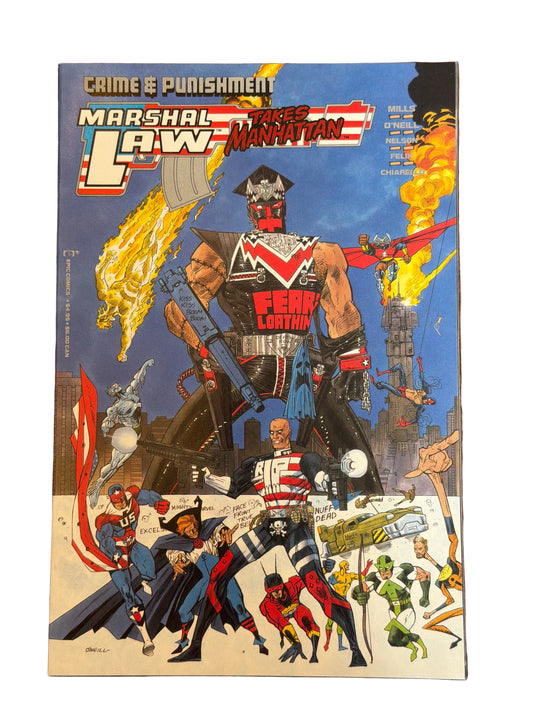 Marshal Law Takes Manhattan One-Shot (1989) Near Mint | Epic Comics*