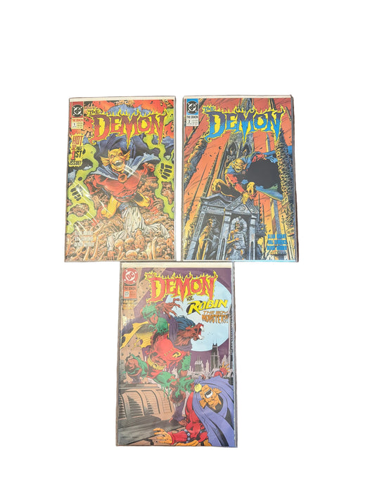 DC Comics The Demon #1, #2 & #23 (1990) – Lot of 3 – Very Fine*