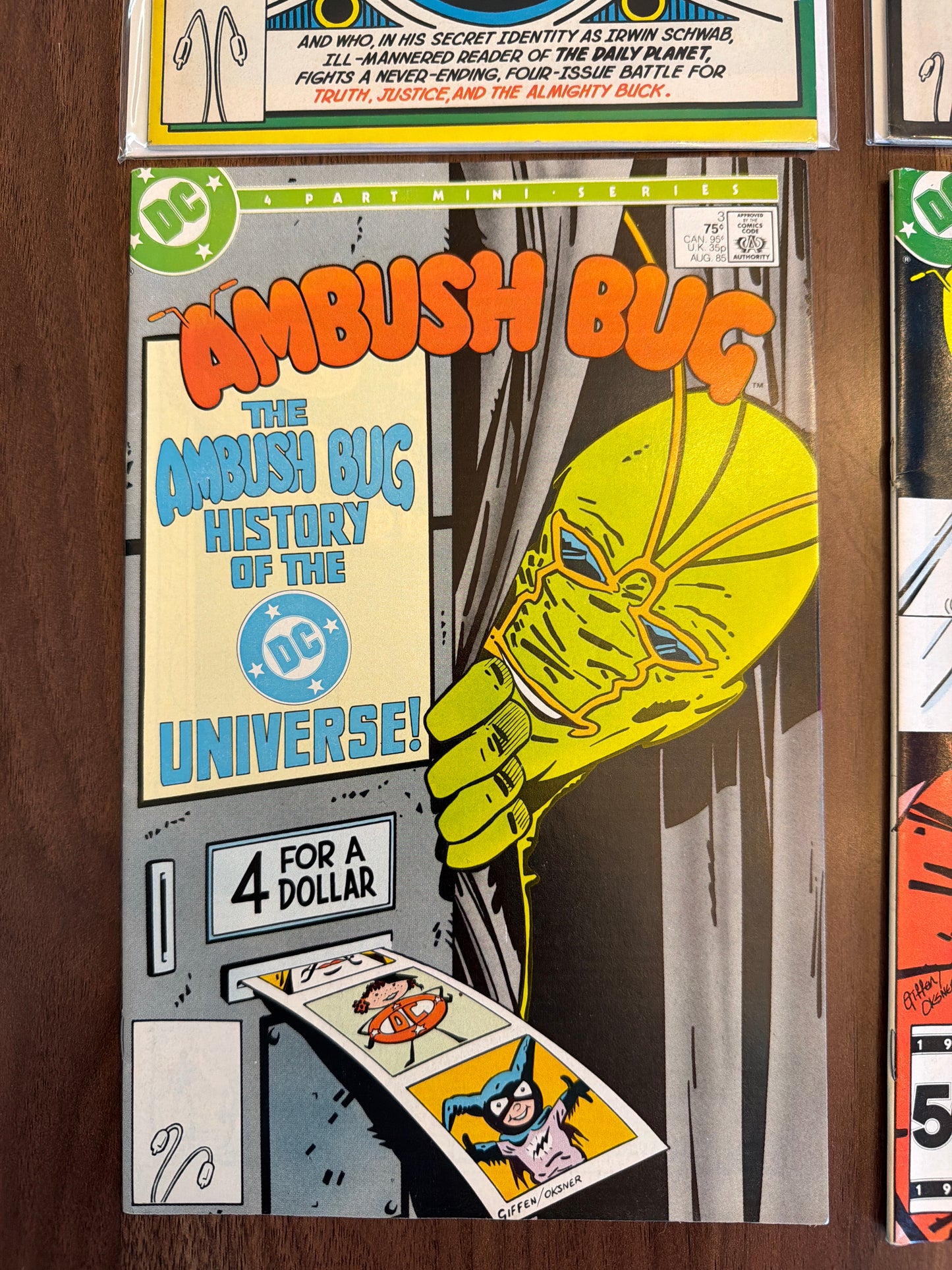 Ambush Bug 1-4 Mini Series Very Fine to Near Mint Condition DC Comics*