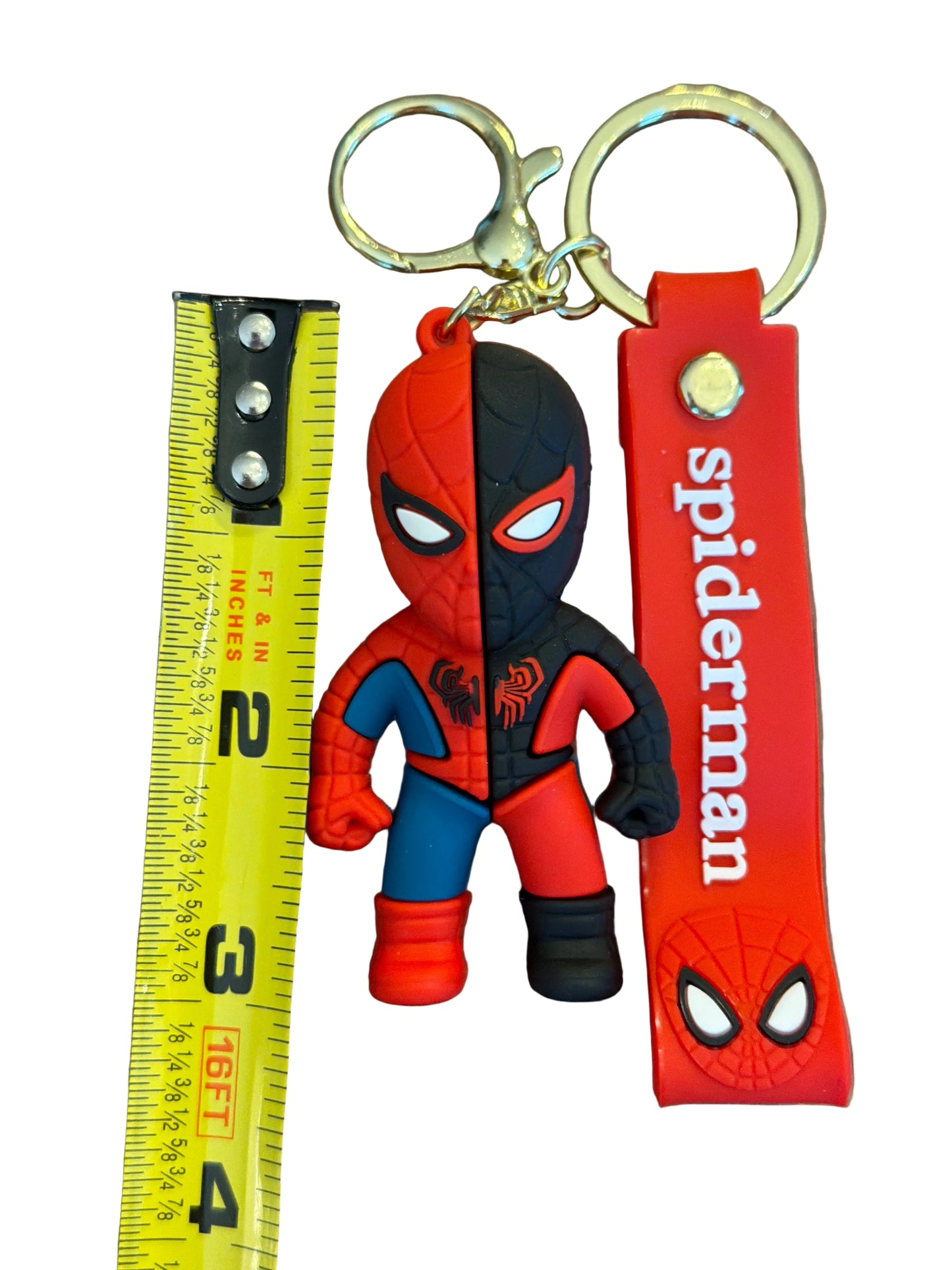 Spider-Man Dual Costume SKU 6 Superhero PVC Keychain