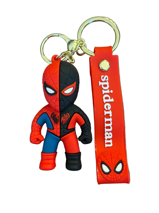 Spider-Man Dual Costume SKU 6 Superhero PVC Keychain