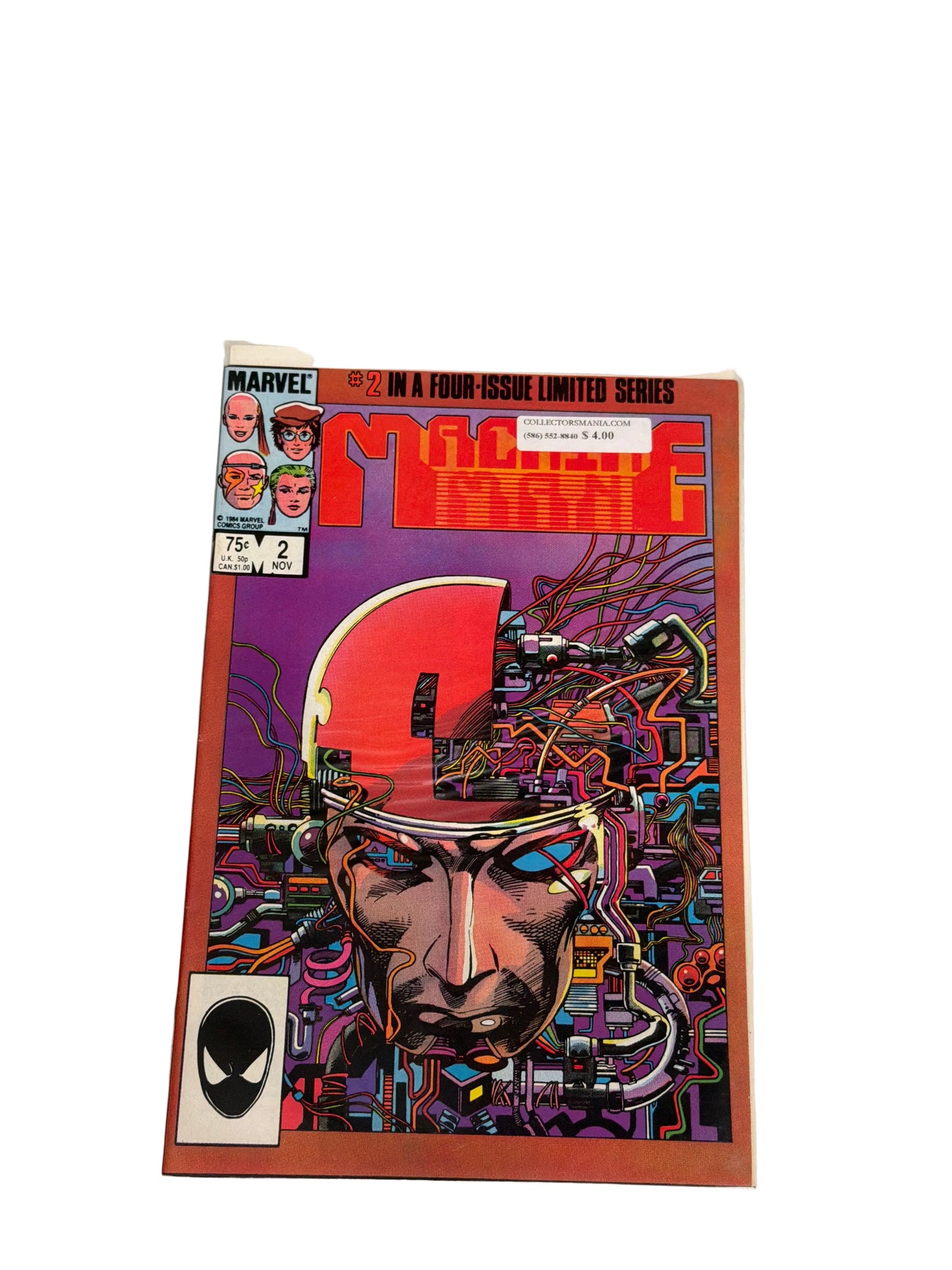Marvel Comics Machine Man 1-4 Limited Series Fine to Very Fine Condition *