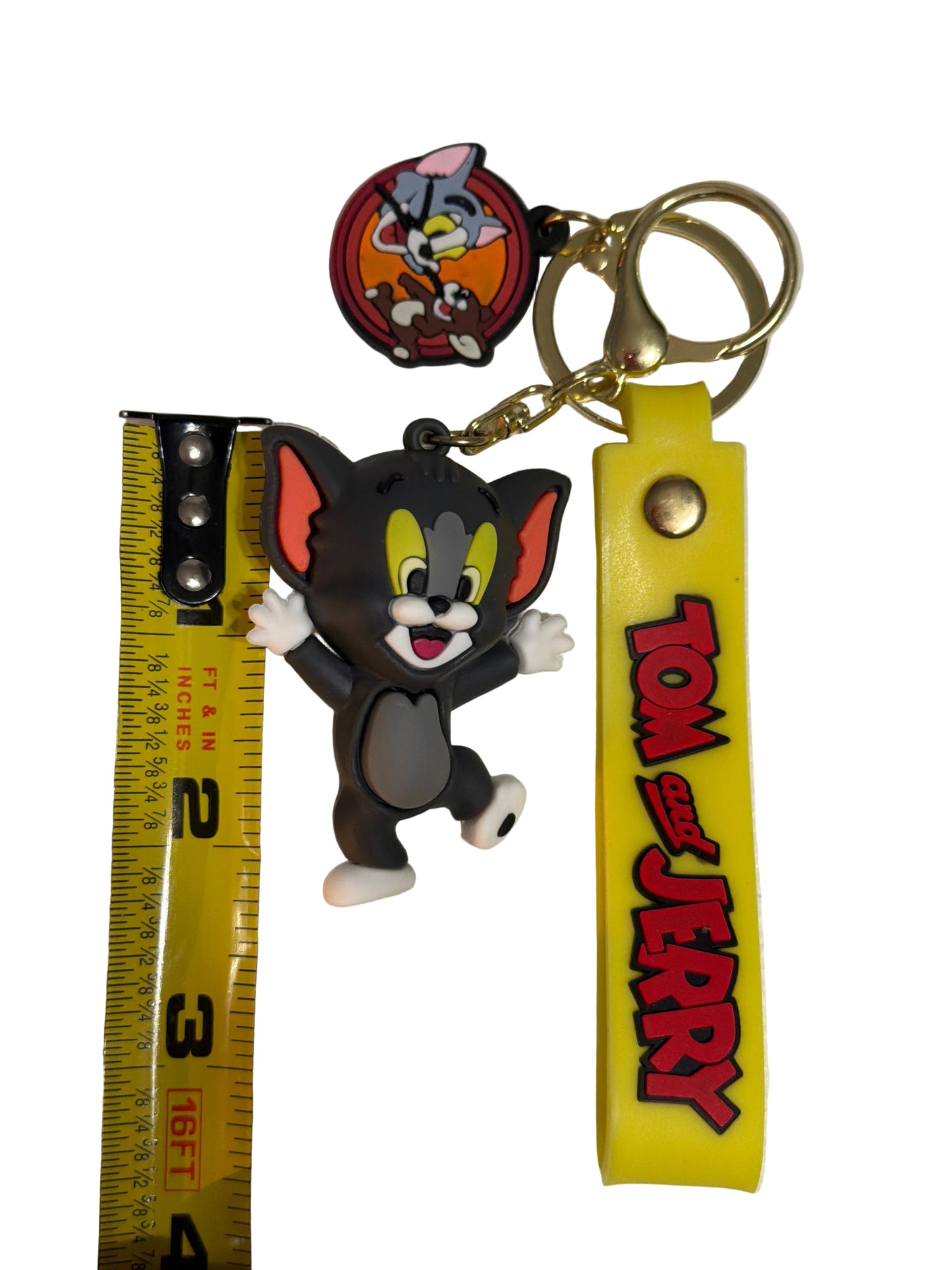 Tom , Tom and Jerry TV Themed PVC Keychain