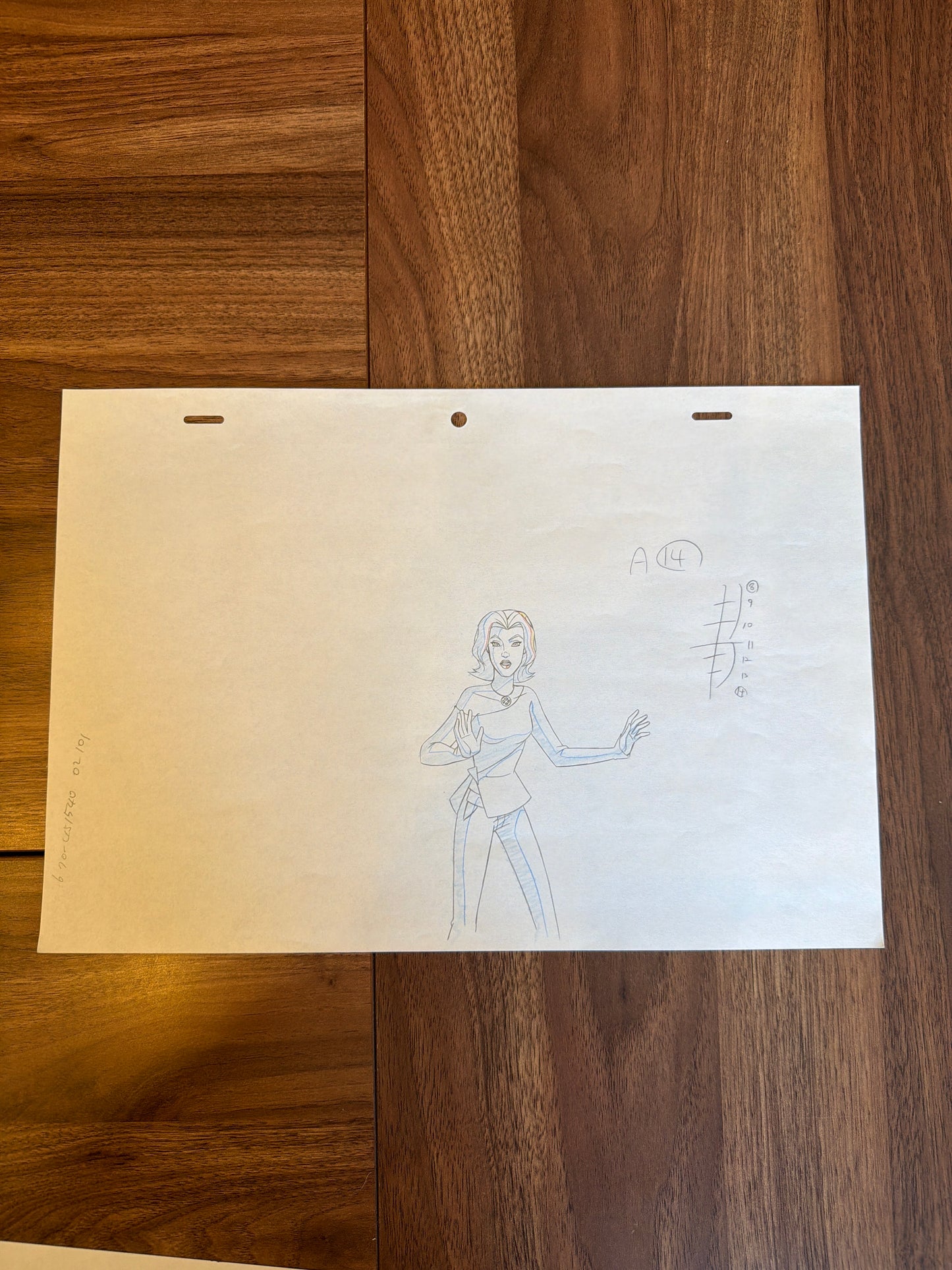 Wolverine and the X-Men Original Production Art Lot - Kitty Pryde Sequence Set Ep 1 COA Not Included