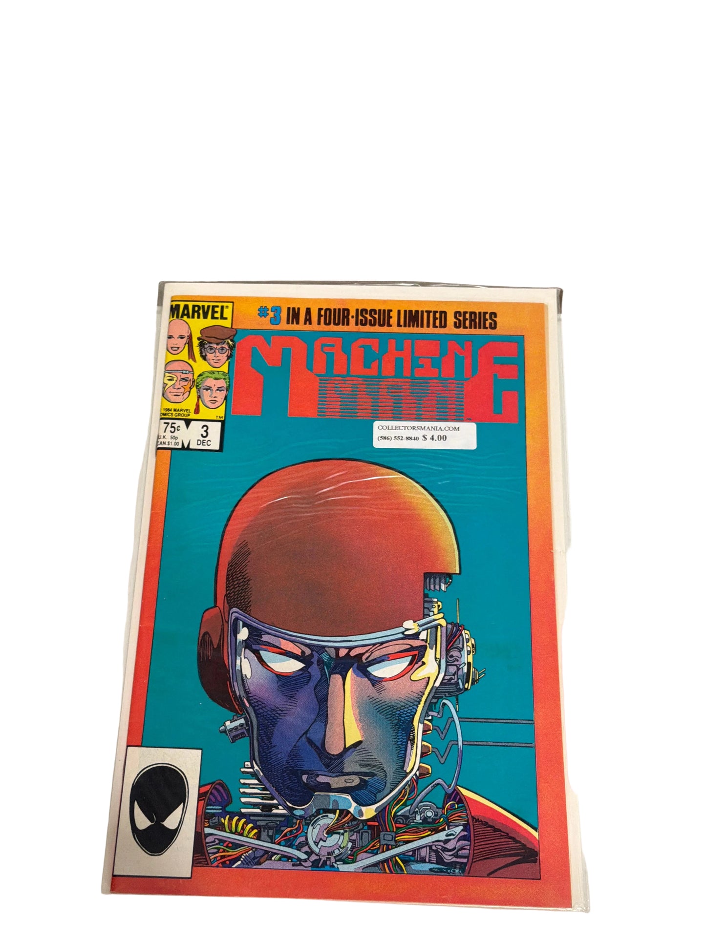 Marvel Comics Machine Man 1-4 Limited Series Fine to Very Fine Condition *