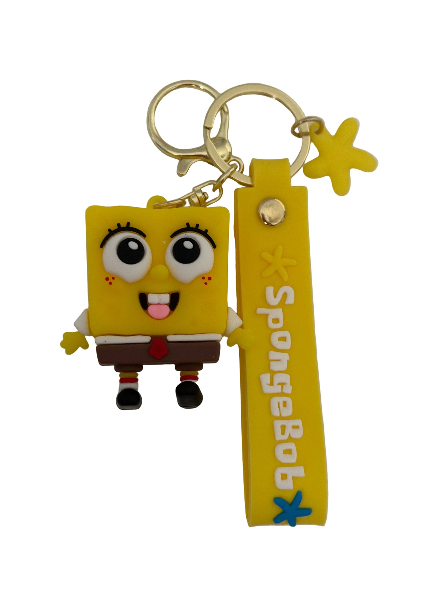 Sponge Bob Square Pants TV Themed PVC Keychain
