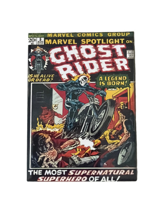 Marvel Spotlight: Ghost Rider #5 Comic Cover Magnet (3.5 x 2.5 inch)