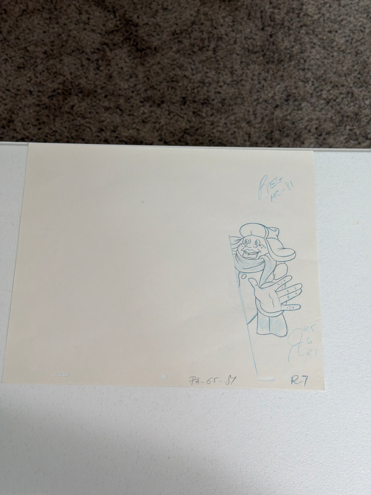 Fat Albert Lot of 5 – Original Production Animation Sketches With COA