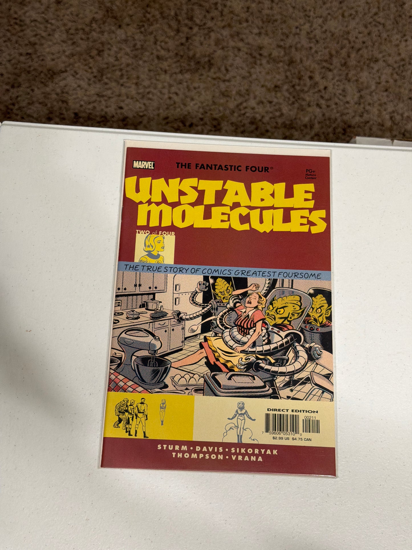 Fantastic Four: Unstable Molecules #1-4 Complete Mini-Series (2003) Marvel Comics | Near Mint Condition *