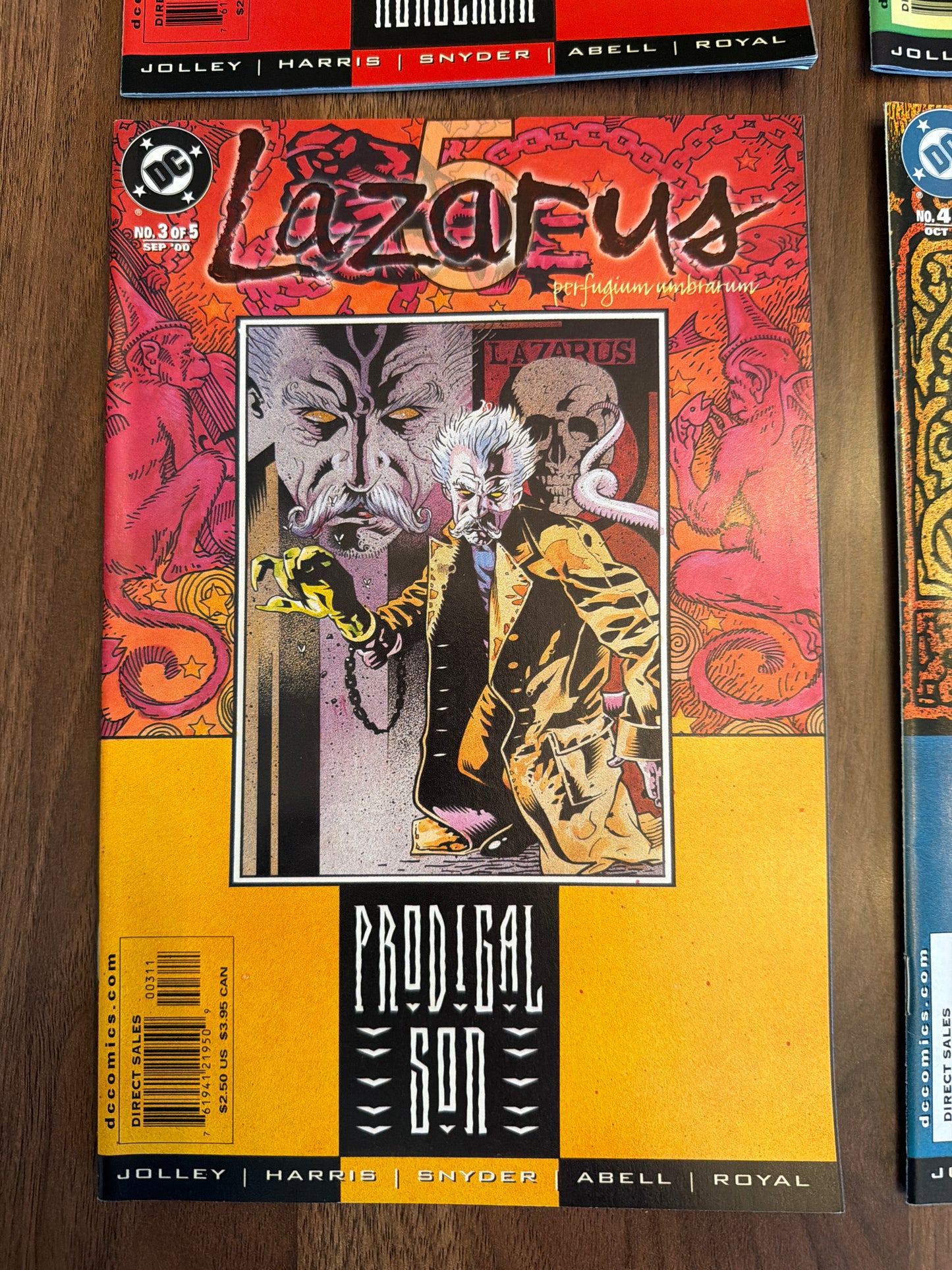 Lazarus 5 Mini Series 1-5 Very Fine - Near Mint Condition DC Comics*