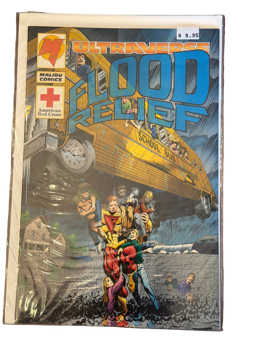 Ultraverse Flood Relief — American Red Cross One Shot | Malibu Comics *