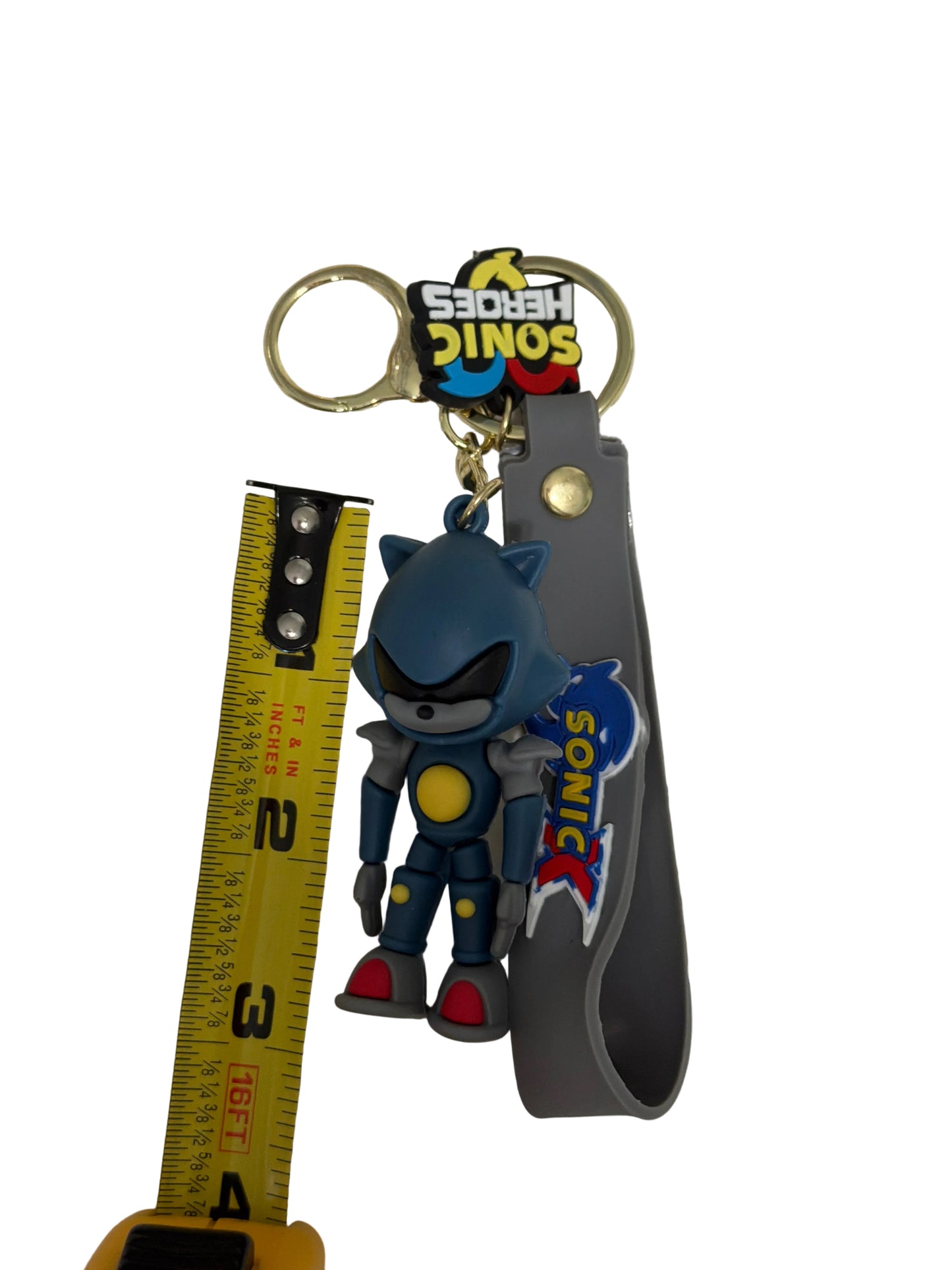 Sonic Metal, Sonic The Hedgehog ￼TV Themed PVC Keychain