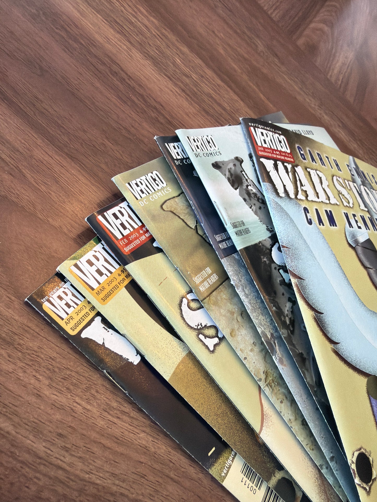 War Story By Garth Ennis Lot of 7 Near Mint Condition *