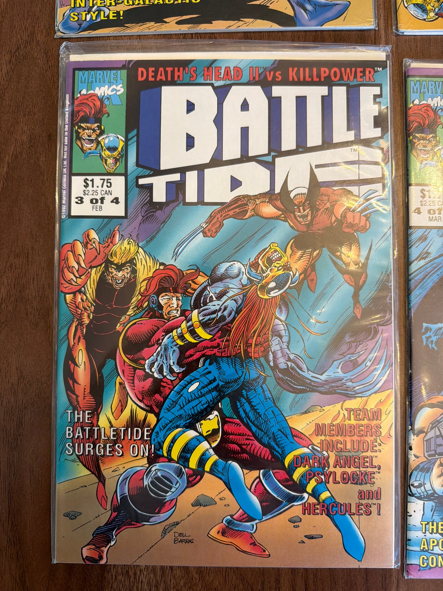 Battle Tide 1-4 Marvel Comics Mini Series Near Mint Condition*
