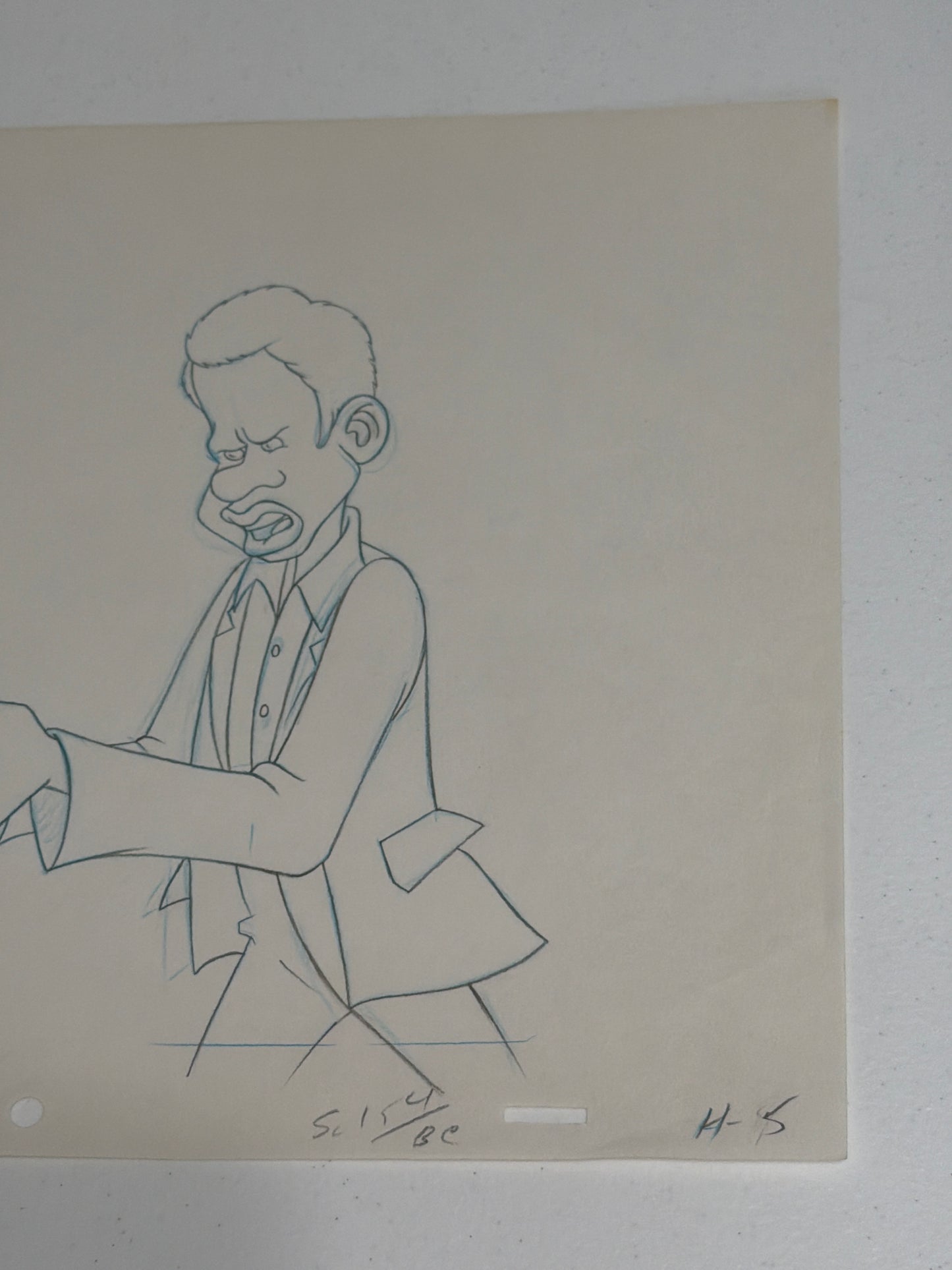 Bill and Rudy Fat Albert – Original Production Animation Sketch No COA