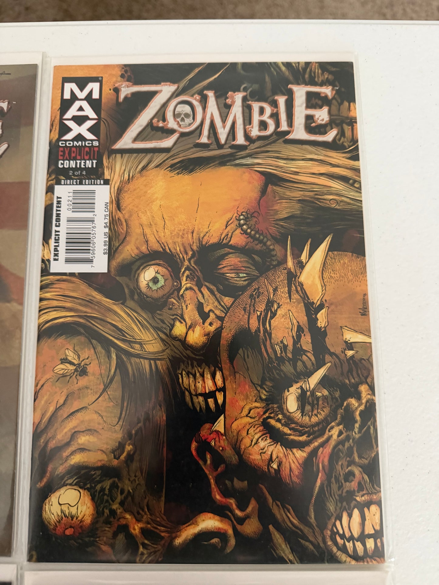 MAX Comics ZOMBIE 1-4 Limited Series *