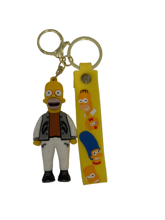 HOMER, The Simpsons TV THEMED PVC Keychain
