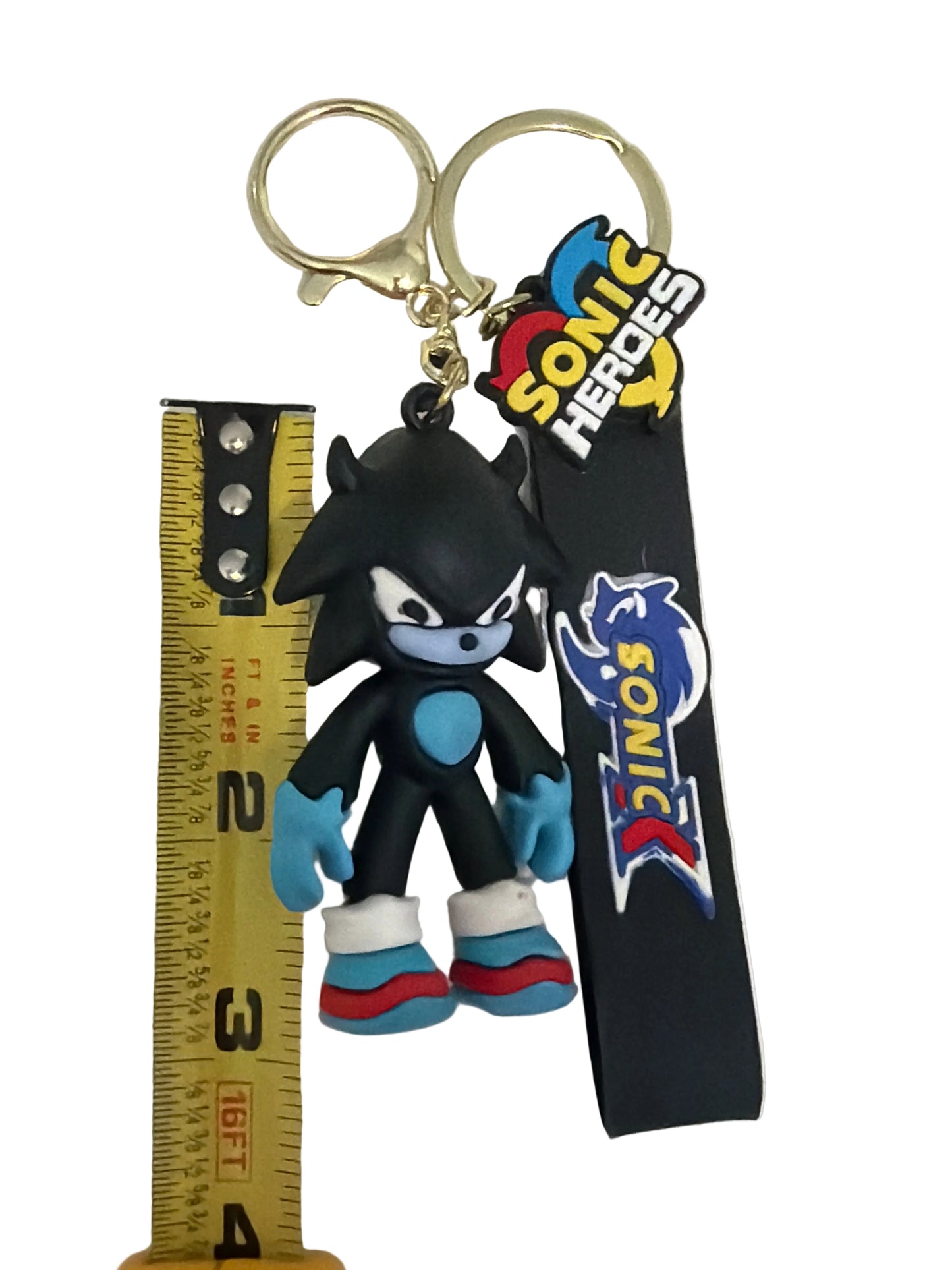 Shadow, Sonic The Hedgehog TV Themed PVC Keychain