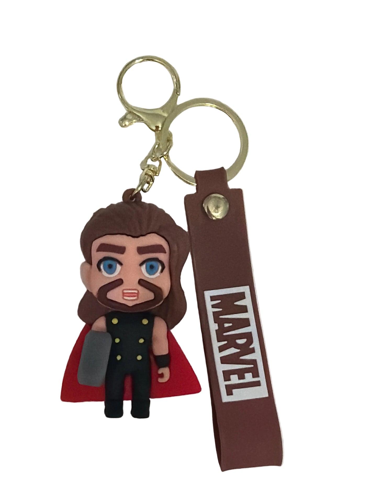Thor Super Hero PVC Keychain – Marvel Collectible Bag Tag (Style 2)