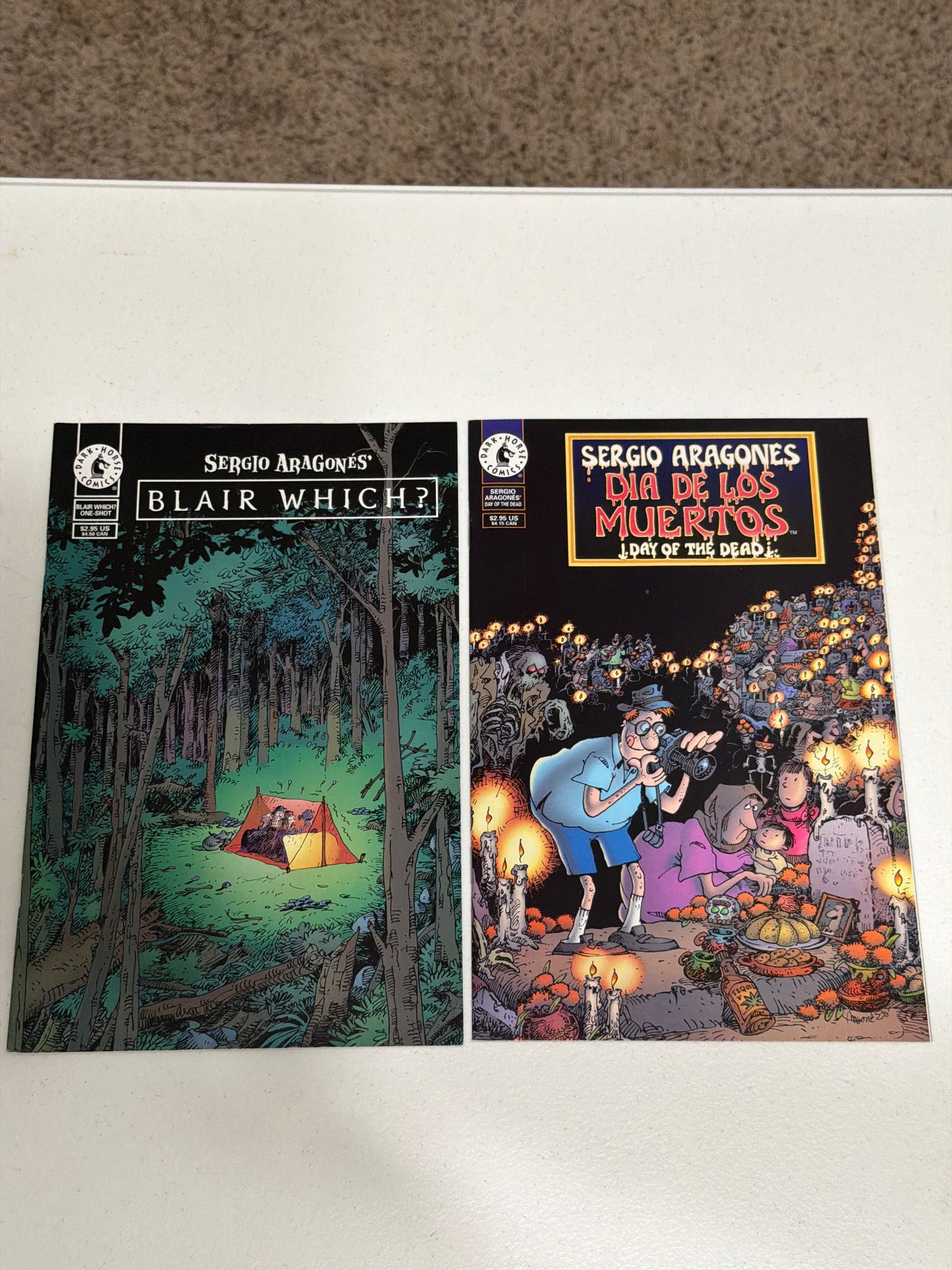 Sergio Aragonés' Blair Which? & Day of the Dead One-Shots (1998) Dark Horse Comics | Near Mint Condition *