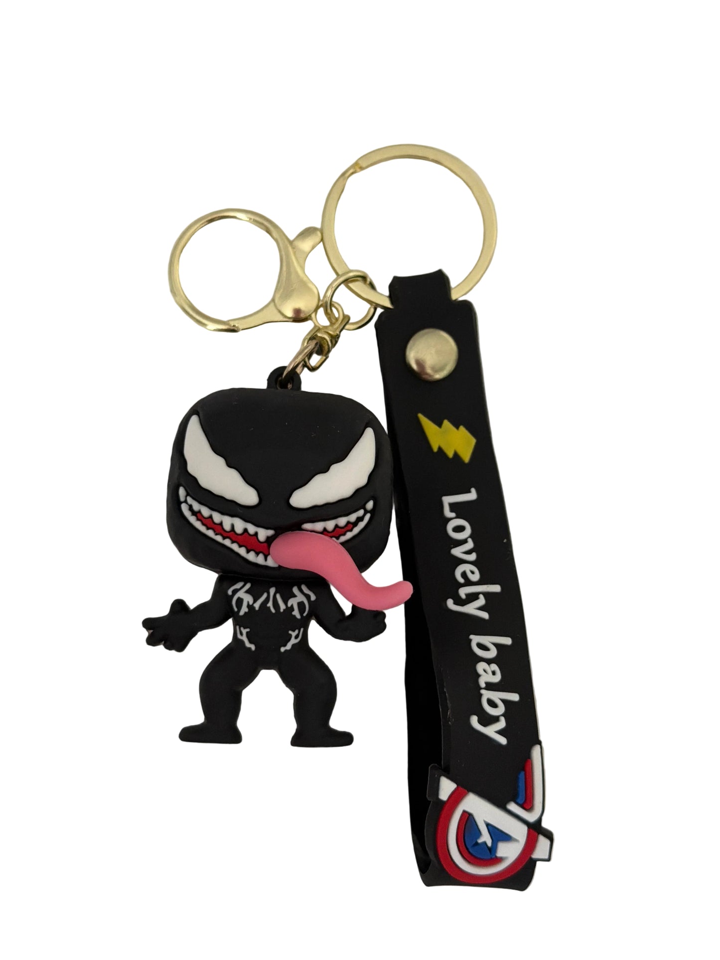 Venom Spider-Man Super Hero PVC Keychain — Collector's Edition