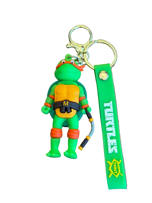 Teenage Mutant Ninja Turtles Michael Angelo Super Hero PVC Keychain