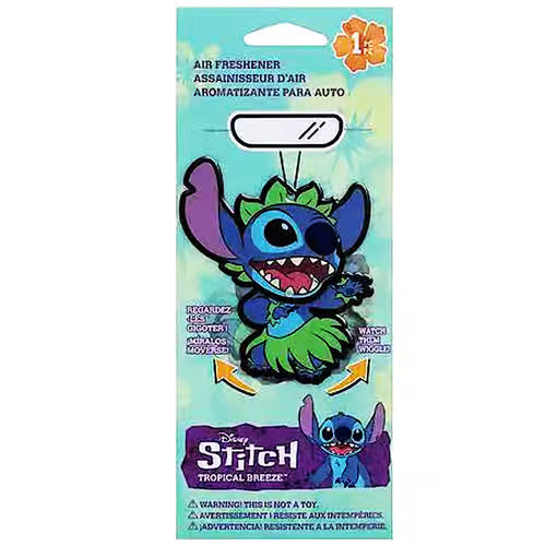 Stitch Hula Wiggler Car Air Freshener Tropical Breeze