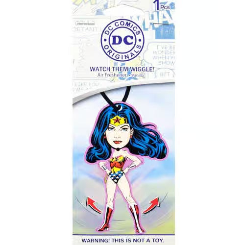 DC Comics Wonder Woman Wiggler Superhero Car Air Freshener Vanilla